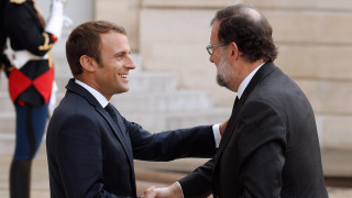 Френският президент Еманюел Макрон подкрепи конституционното единство на Испания по