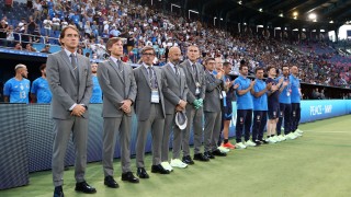 Селекционерът на Италия Роберто Манчини говори за представянето на отбора