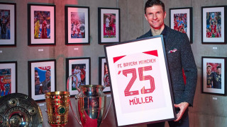 Договорът на нападателя Томас Мюлер с Байерн Мюнхен който изтича