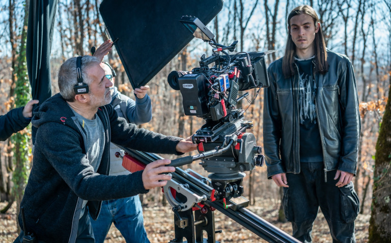 На снимачната площадка