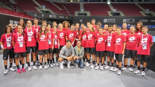 Григор Димитров с жест към подавачите на топки и доброволците на Sofia Open 2022