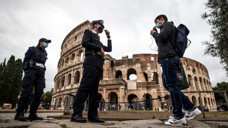 Италия задължи да се носят маски навън и удължи извънредното положение