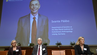 Шведският генетик Сванте Паабо получи Нобеловата награда за медицина съобщава