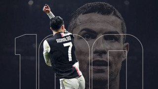 Кристиано Роналдо отбеляза 100 ия си гол с екипа на Ювентус