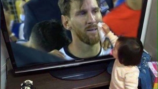 Сълзите на Лео Меси трогнаха и най-малките