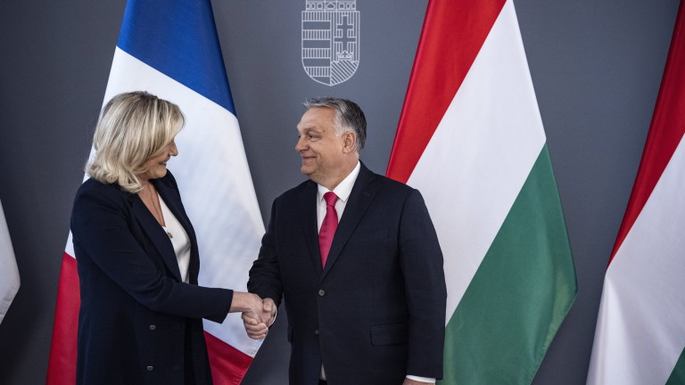 Марин льо Пен подкрепи Орбан, обвини ЕС в "идеологическа бруталност"