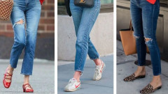3 типа обувки за най-модерните джинси за сезона