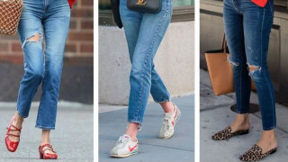 3 типа обувки за най-модерните джинси за сезона