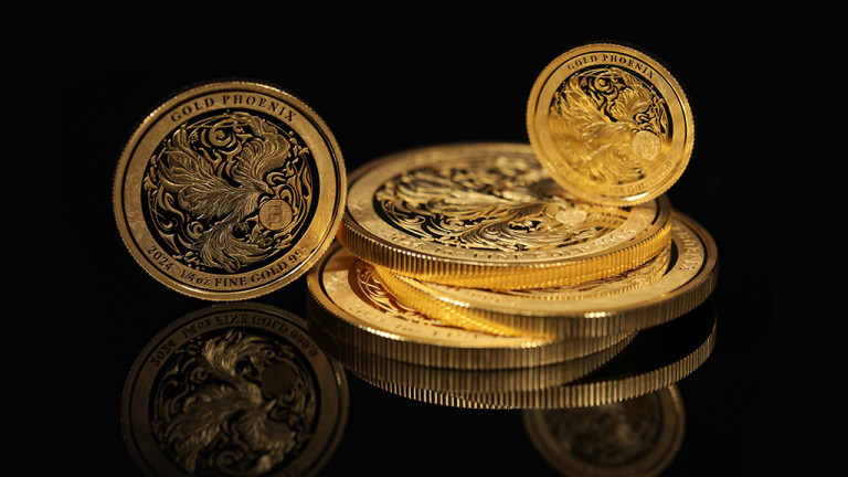 Снимка: Златен феникс: Нова серия инвестиционни монети от Булминт