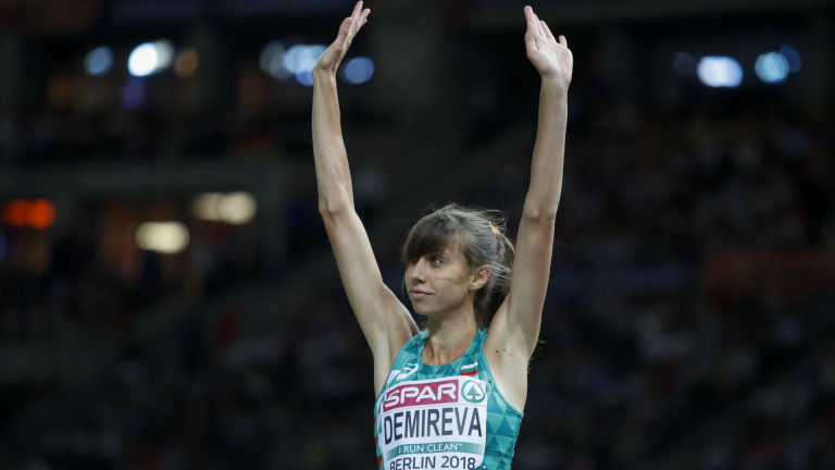 Българската лекоатлетка Мирела Демирева завоюва сребърен медал на Европейското първенство