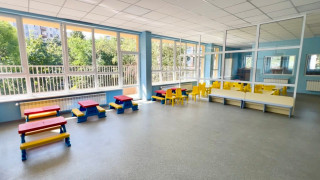 Пламна детска градина в Кърджали Котелното отделение в сградата на