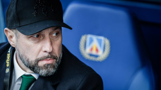 Треньорът на Лудогорец Игор Йовичевич и отговорниците за селекцията в