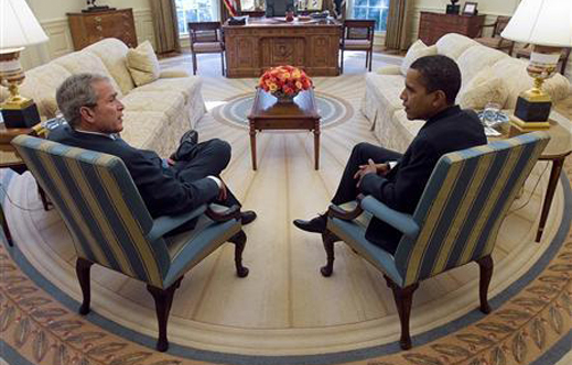 Буш събира на обяд Обама и трима бивши президенти на САЩ