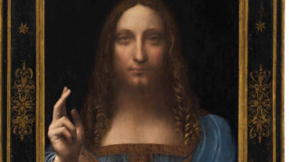 Картината на Леонардо да Винчи Спасителят на света Salvator Mundi