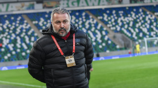 Селекционерът на България Ясен Петров говори след равенството 0 0 срещу