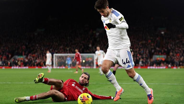 Лийдс - Манчестър Юнайтед 1:1 (Развой на срещата по минути) 