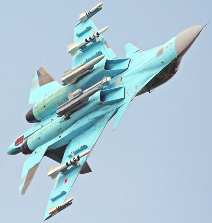 Руските Су-34 използват в Сирия бомби със спътниково насочване