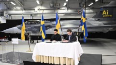 Швеция и Украйна подписаха за 150 изтребителя Gripen