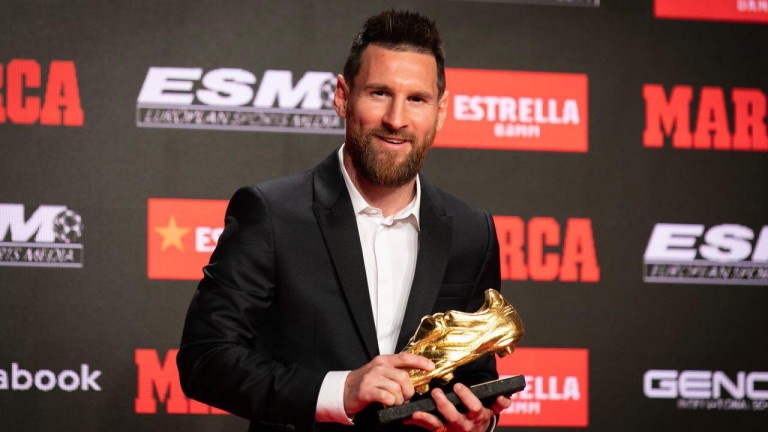 Суперзвездата на Барселона Лионел Меси получи своята шеста Златна обувка.