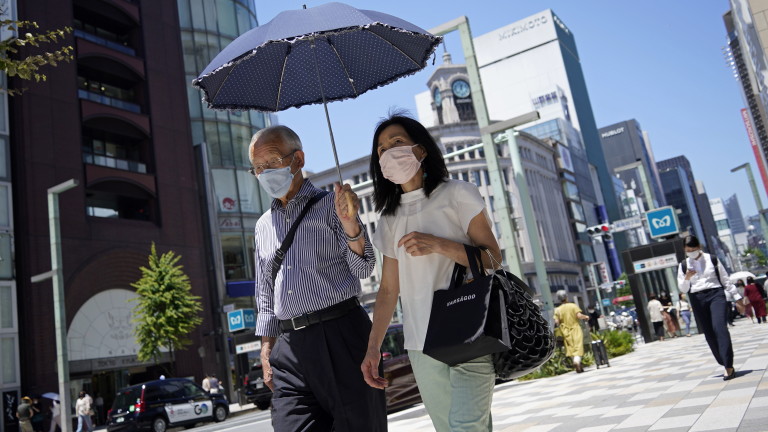 За четвърти пореден ден Япония е обхваната от невиждана жега.
