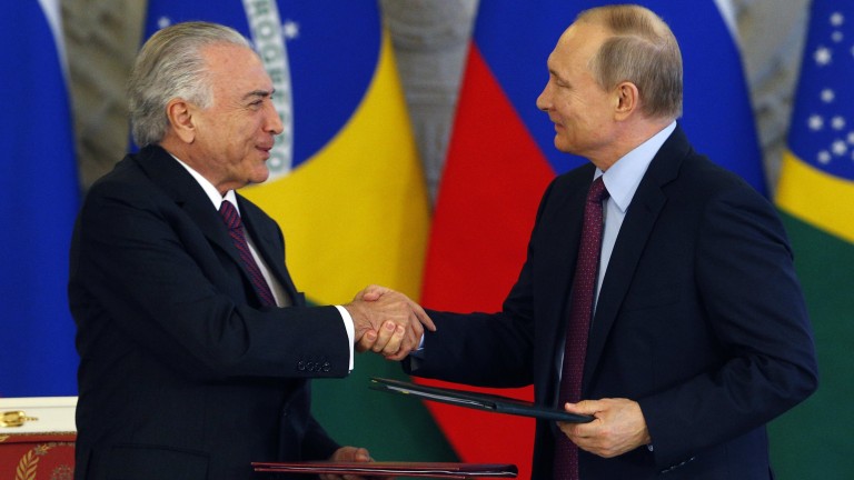 Президентите на Русия и Бразилия се разбраха за засилване на отношенията