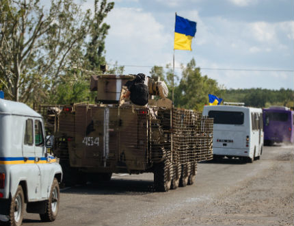 Един украински войник убит при боеве в Източна Украйна