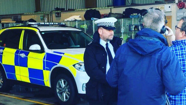 Полицията в Корнуол, Англия, съобщава, че мъж, убит при катастрофа