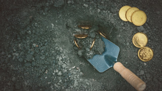 Стара карта на която се смята че бележи мястото където