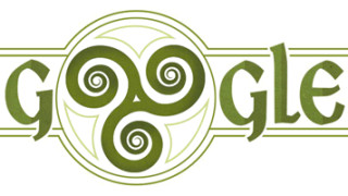 Google почете с doodle свети Патрик
