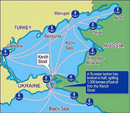 Два кораба се сблъскаха в Керченския пролив