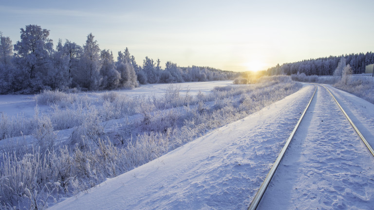 Лапландия разкрива замръзналия си пейзаж