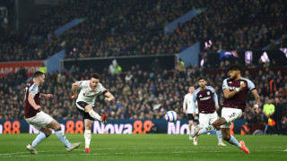 Астън Вила и Ливърпул завършиха 2 2 във вълнуващ мач на