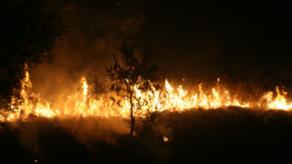 Пожар изпепелява бургаско село
