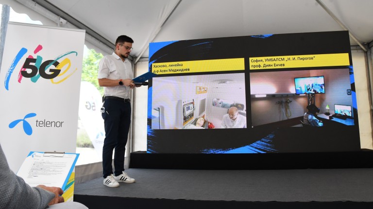 Медицински преглед бе извършен през 5G връзка с VR очила