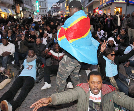 Конгоанци вилнеят пред Европейски парламент