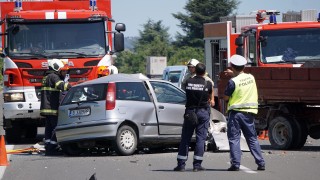 Верижна катастрофа е станала на автомагистрала Хемус днес следобед Мястото