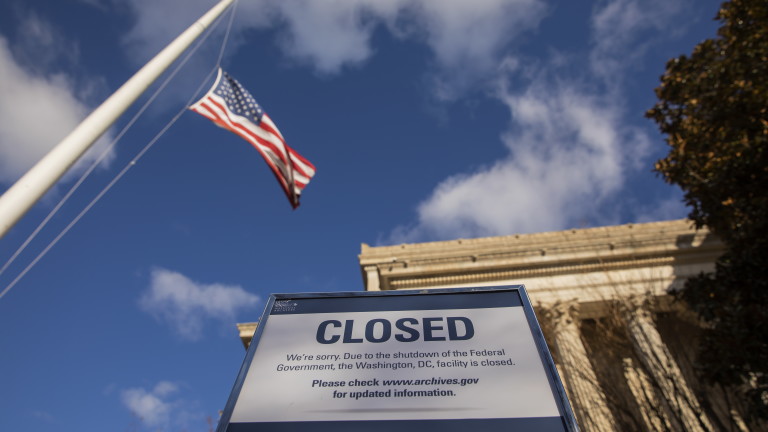 Институциите в САЩ могат да останат затворени поне до 3-ти януари