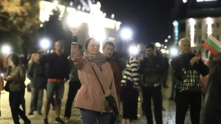 По малоброен от обичайното е 80 ят протести в София предаде БНР