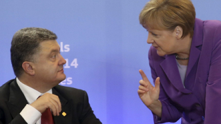 Порошенко и Меркел обсъдиха Украйна 