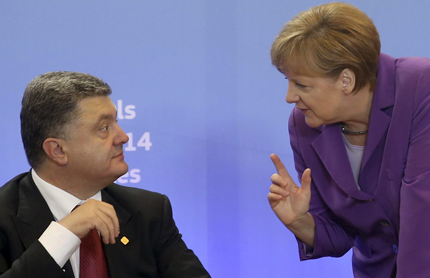 Порошенко и Меркел искат усилване на мисията на ОССЕ в Източна Украйна  