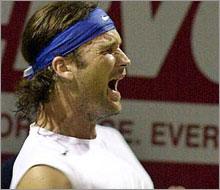 Карлос Моя на финал на турнира в Акапулко