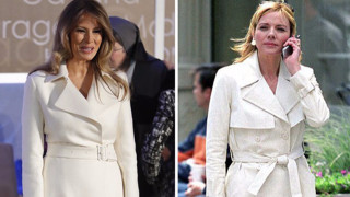 Саманта от "Сексът и градът" вдъхновява Мелания Тръмп (СНИМКИ)