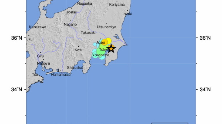 19 души са ранени при земетресение в Япония