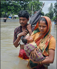 20 милиона души изолирани от наводненията в Южна Азия