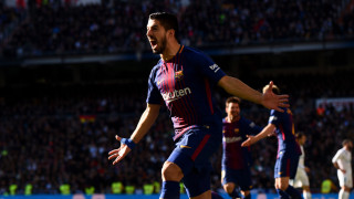 Нападателят на Барселона Луис Суарес записа впечатляващ личен рекорд по