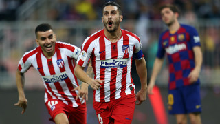 Барселона загуби от Атлетико Мадрид във втория полуфинален мач за Суперкупата