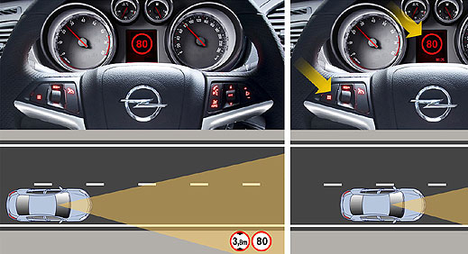 Opel Insignia с интелигентна система за сигурност