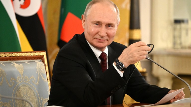 Руският президент Владимир Путин в своя реч на среща на
