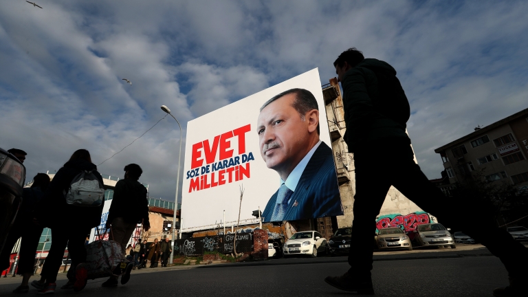Ердоган очаква 52% „да” на референдума 