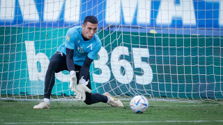 Вратарят на Левски Пламен Андреев проведе съвместна тренировка заедно с